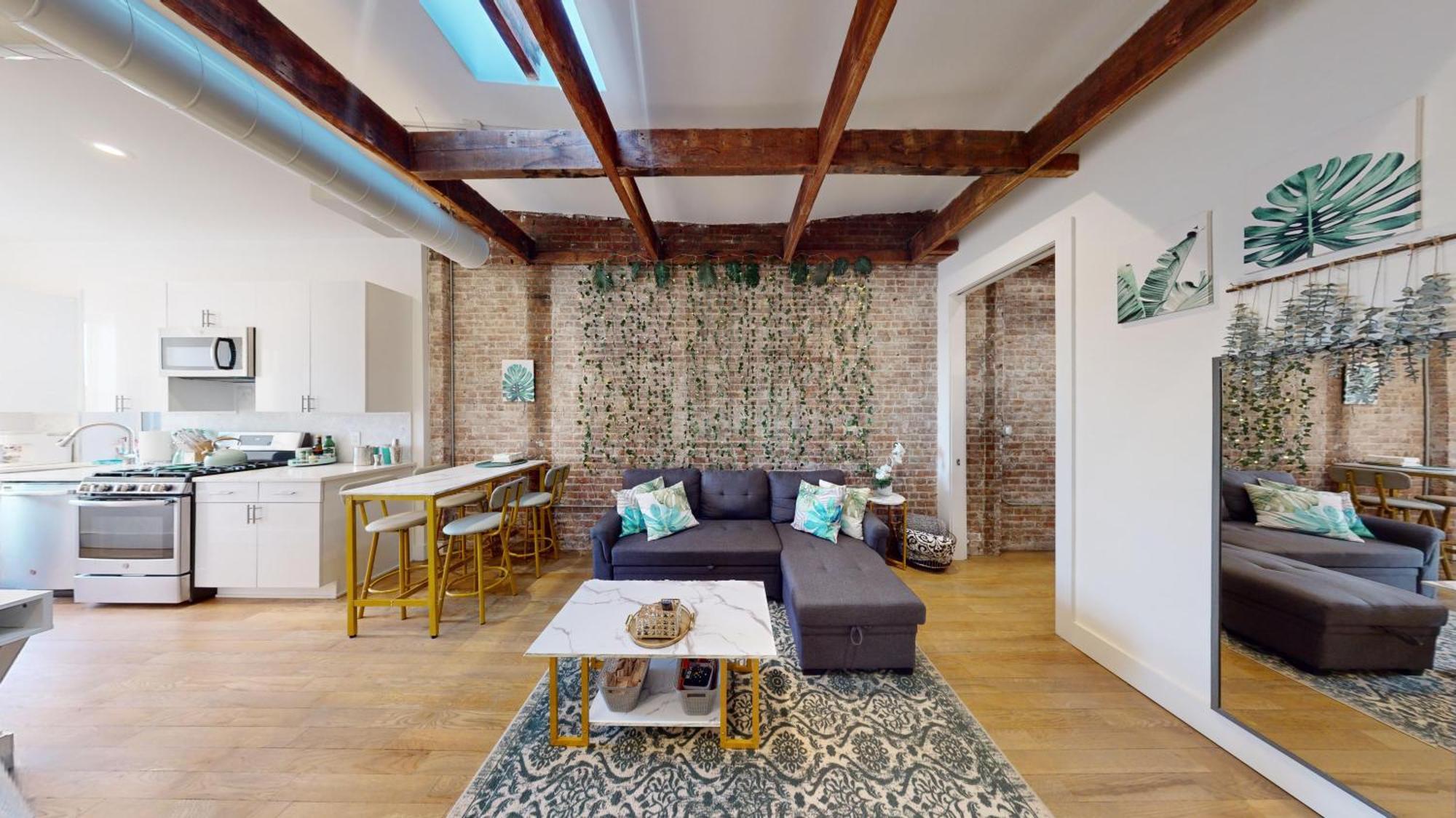 Chic Penthouse 15 Minutes From Nyc - Bus Stop At Doorstep Hoboken Buitenkant foto