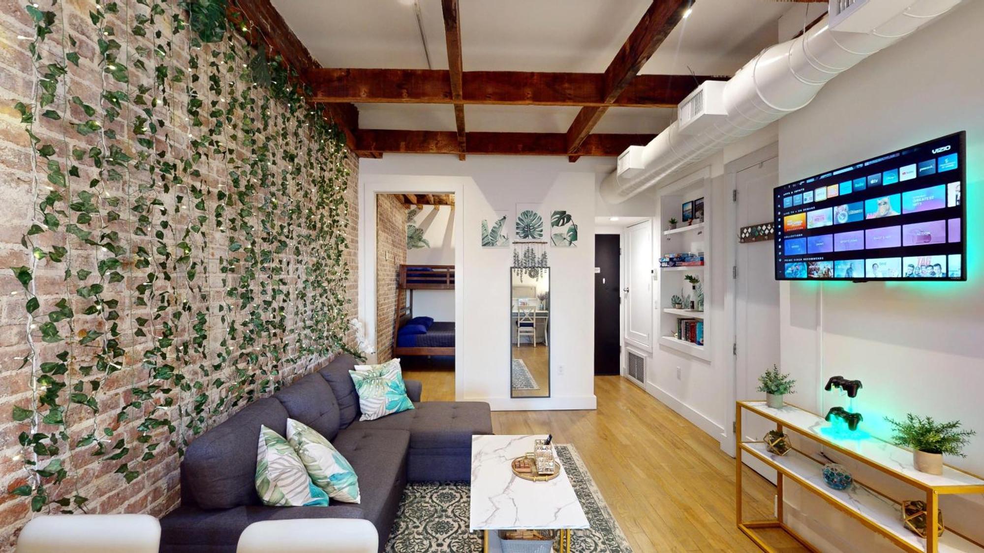 Chic Penthouse 15 Minutes From Nyc - Bus Stop At Doorstep Hoboken Buitenkant foto