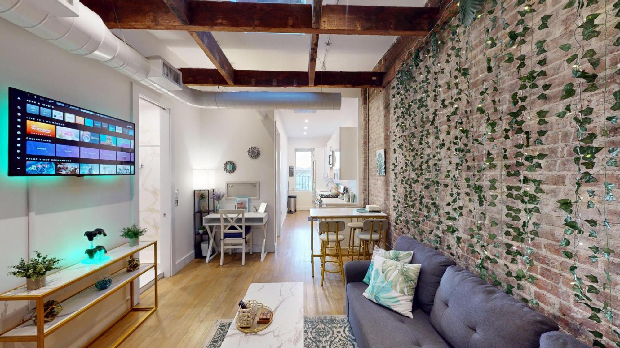 Chic Penthouse 15 Minutes From Nyc - Bus Stop At Doorstep Hoboken Buitenkant foto