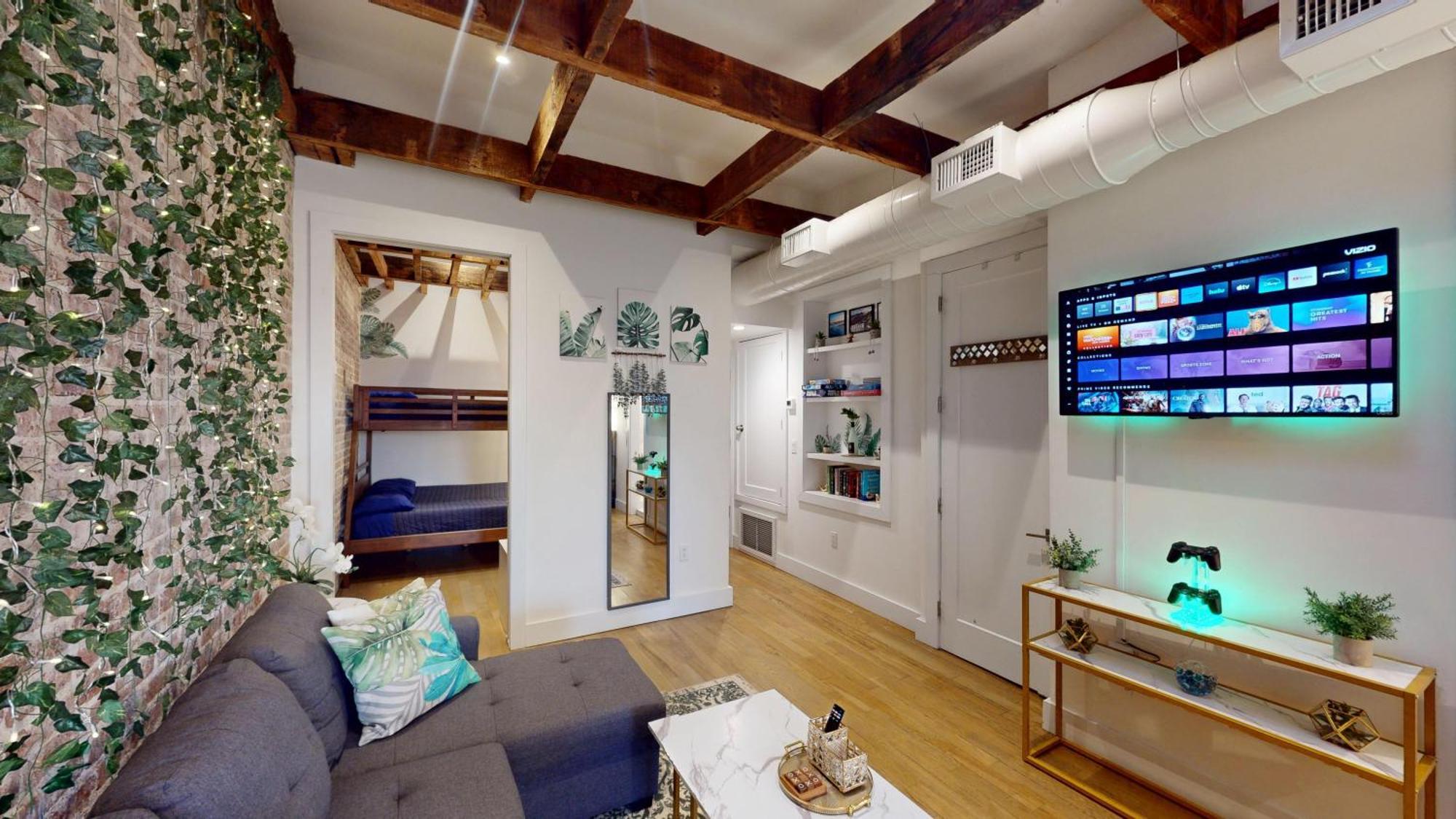 Chic Penthouse 15 Minutes From Nyc - Bus Stop At Doorstep Hoboken Buitenkant foto